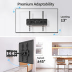 MOUNTUP TV Wall Bracket for Most 26-70 Inch LED, LCD, OLED Flat & Curved TV