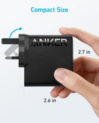 Anker 100W USB C Fast Charger, Compact and Foldable Plug with 1.5m Cable