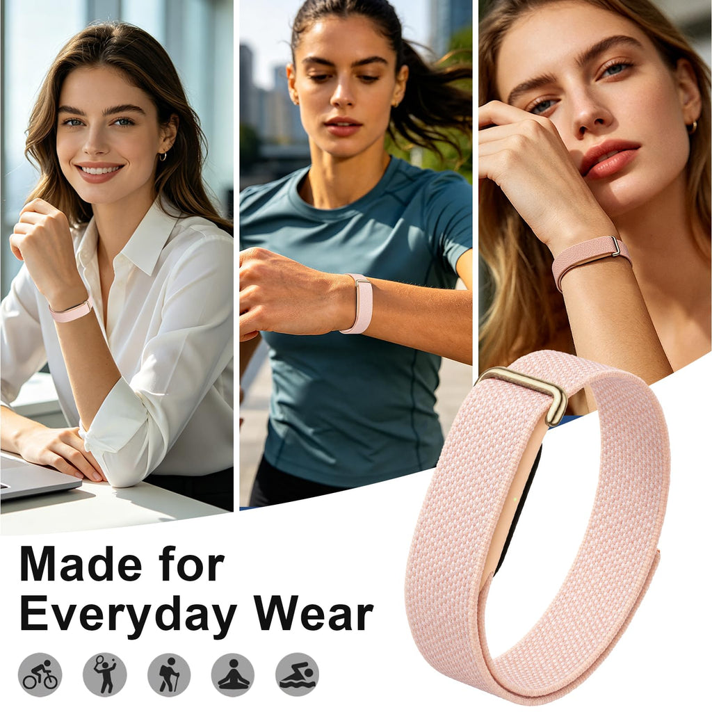 Compatible with Google Fitbit Air Strap Nylon Loop Sport Replacement Band