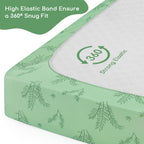 Next to Me Crib Sheets 83x50 cm Fitted 2 Pack Bedside Crib Sheets
