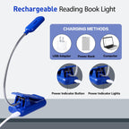 VAVOFO Rechargeable Reading Light, Clip on Book Light for Reading in Bed