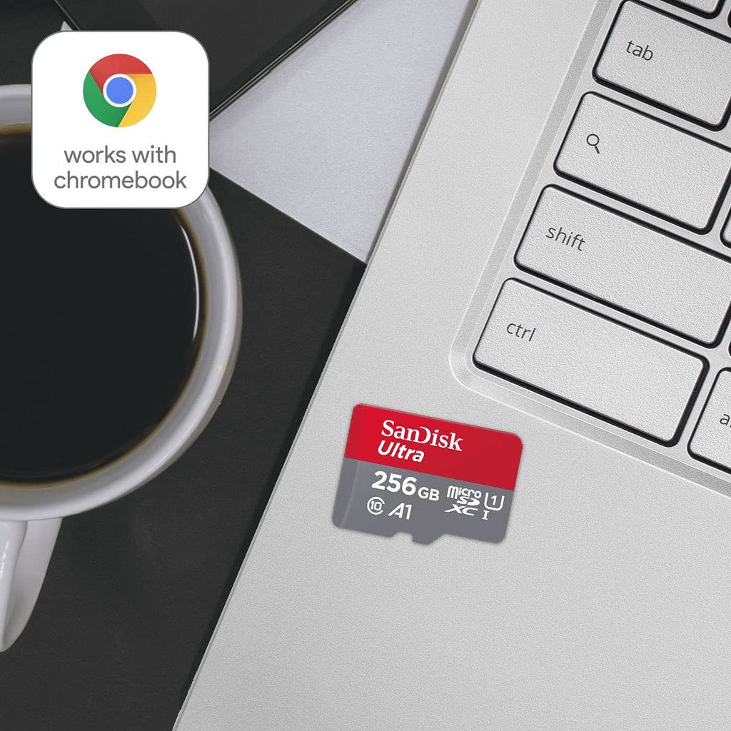 SANDISK Ultra micro SD for Chromebooks 128GB, Up to 140MB/s Read Speeds