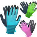 3 Pairs Gardening Gloves Superior Grip Work Gloves Durable Comfortable Breathable Multipurpose for Gardening Construction, Logistics,Warehousing,Landscaping (3Pairs Medium)