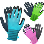 3 Pairs Gardening Gloves Superior Grip Work Gloves Durable Comfortable Breathable Multipurpose for Gardening Construction, Logistics,Warehousing,Landscaping (3Pairs Medium)