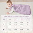Yoofoss Baby Sleeping Bag 2.5 Tog 12-18 Months Grey