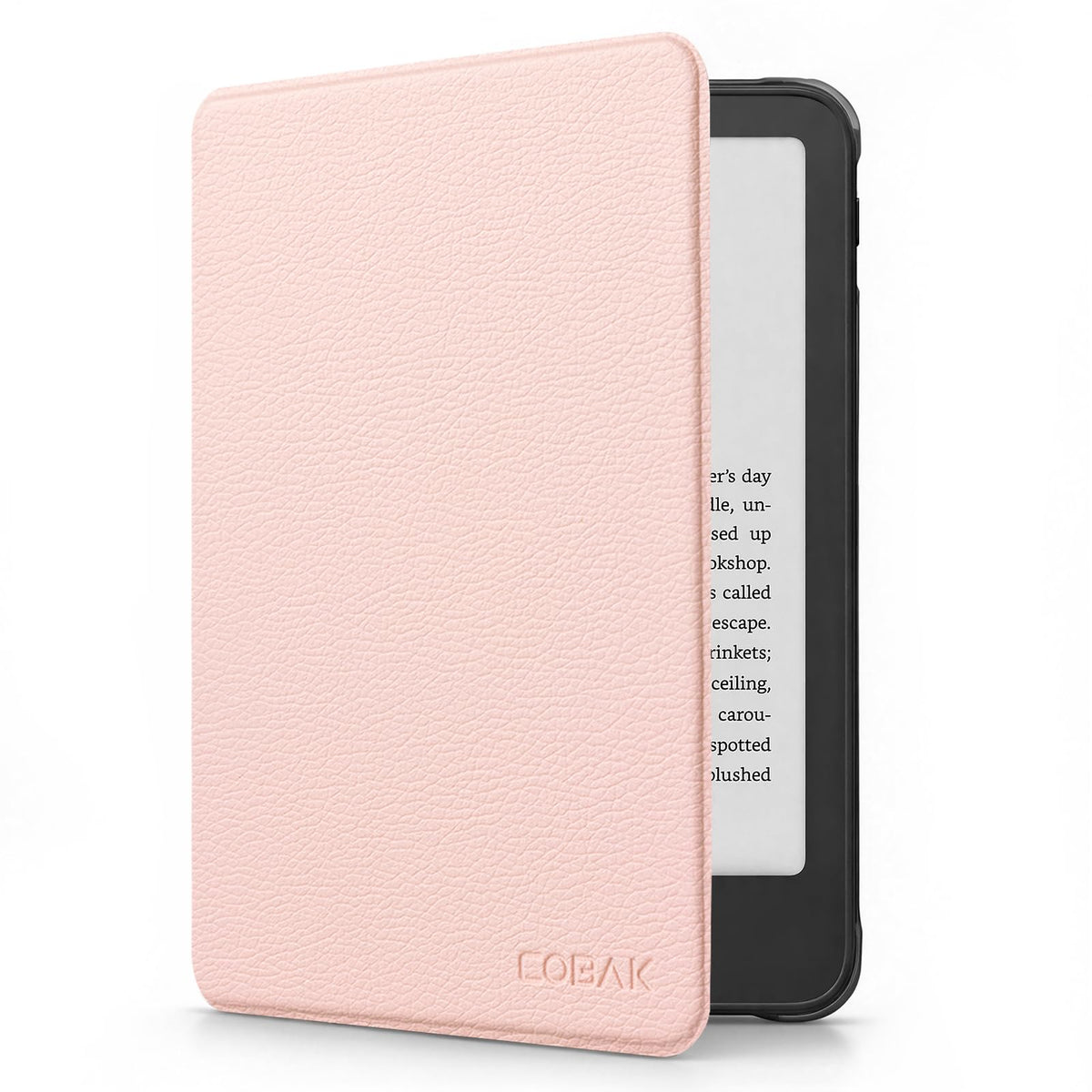 CoBak Case for 6" Kindle 11th Generation 2024 and 2022, Premium PU Leather Smart Cover with Auto Sleep/Wake for Kindle, Black
