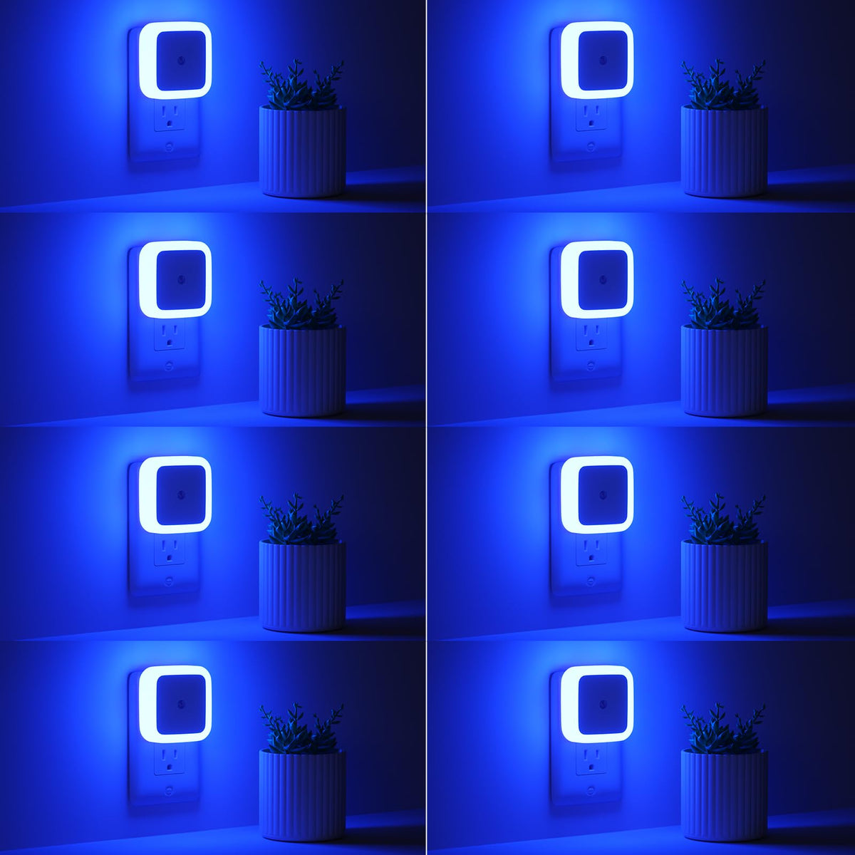 Sujeet Night Light, Night Lights Plug into Wall 8-Pack, Nightlight Plug in Night Light, Dusk to Dawn Night Lamp Led (Warm White)