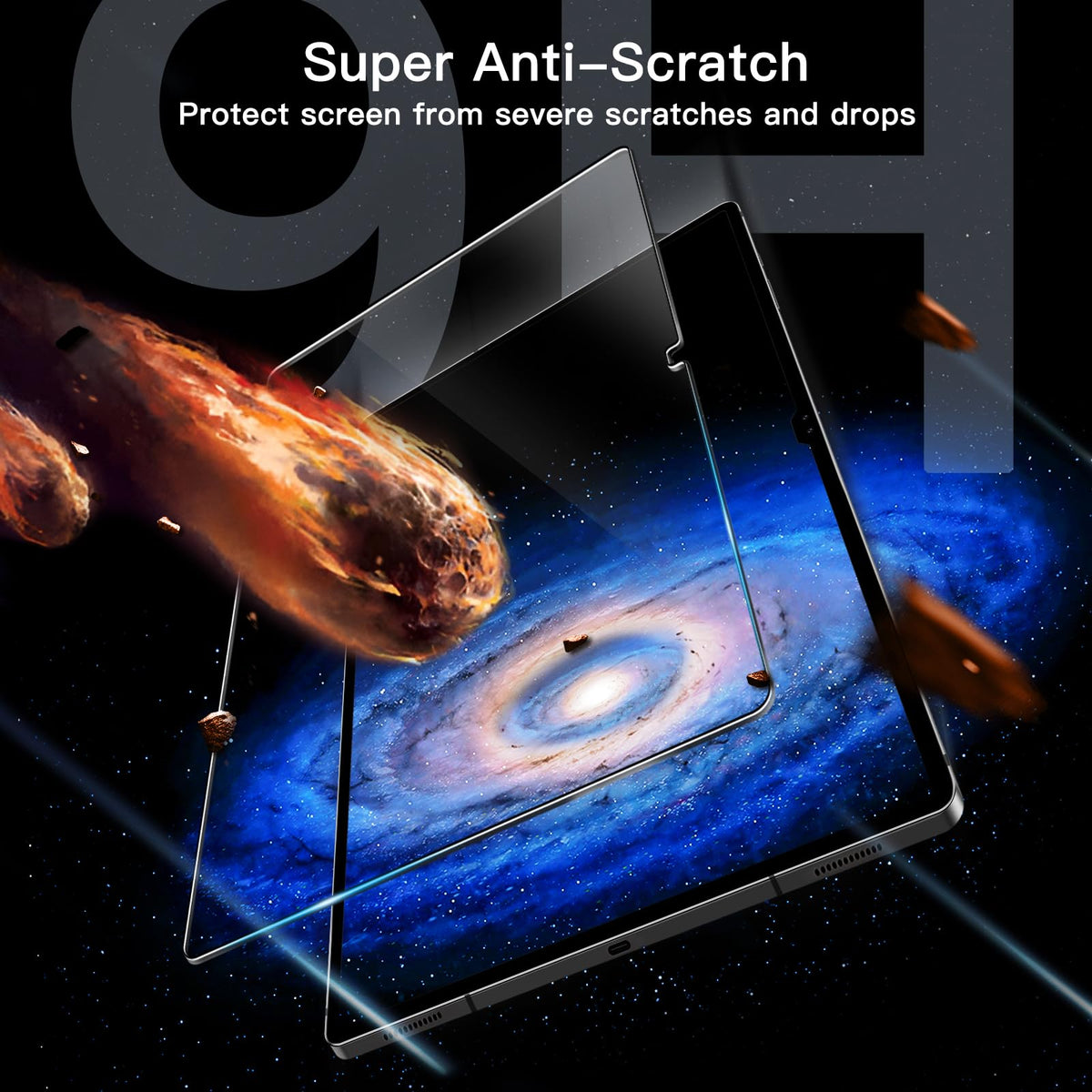 JETech Screen Protector for Samsung Galaxy Tab S6 Lite 10.4", 2-Pack