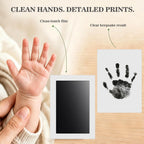 Nabance Baby Hand and Footprint Kit, 3 Inkless Print Pads, 6 Imprint Cards