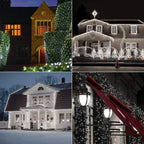 Joomer Solar Fairy Lights, 2-Pack Total 80FT 240LED Lights, Warm White
