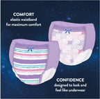 HUGGIES DryNites, Pyjama Pants, Girls 8-13 Years (30-48KG), 52 x Bedwetting Pants, Up to 100% Leak Free Nights