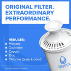 Brita X-Large 27 Cup Water Dispenser, Includes 1 Filter, Black