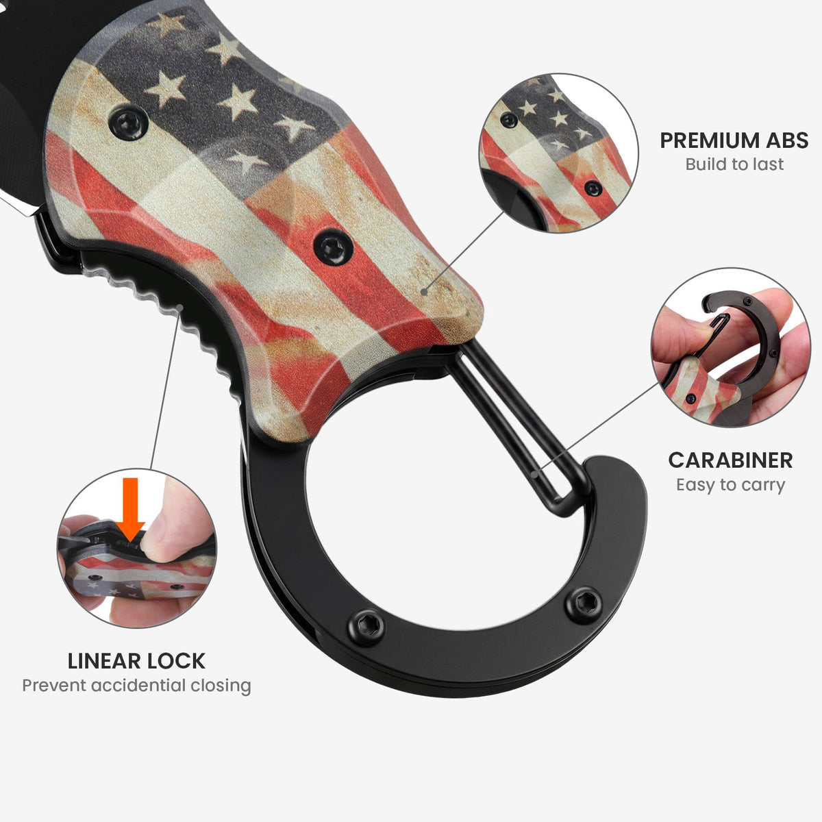 FUNBRO Small Pocket Knife, Cool Box Cutter with 1.34 Inch Sharp Blade