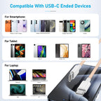 USB C Charger Cable, 2Pack 2M Braided iPhone Cable USB C to C Fast Charging for Apple iPhone 17 16 15 Pro Max Pro Plus, for iPad Pro/Air/Mini, for MacBook Air/Pro, for Samsung Galaxy Series and more