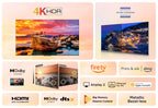 TCL 32SF560-UK 32 Inch Full HD QLED HDR Smart TV with Fire TV Press & Ask Alexa, Metallic Bezel-Less Design