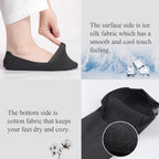 No Show Trainer Socks Womens, Non Slip Invisible Socks for Ladies
