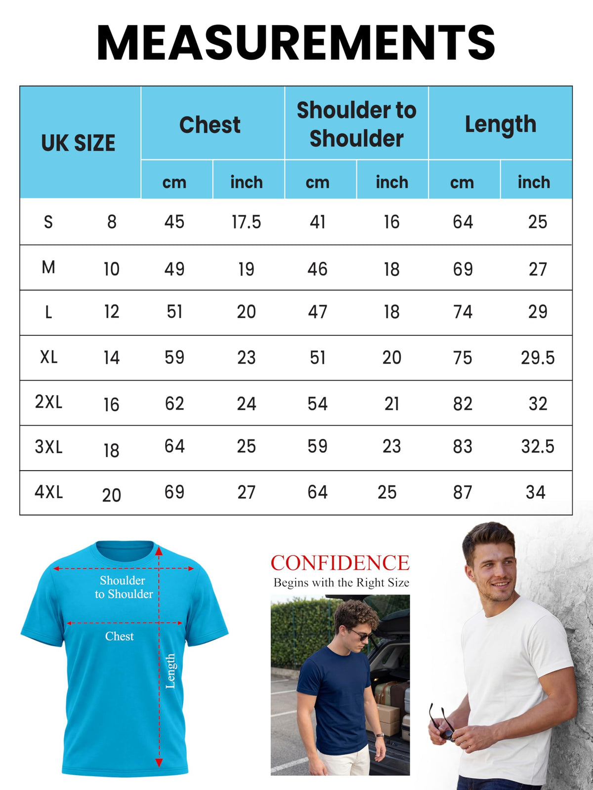 Love My Fashions Mens Plain T Shirt Crew Neck & Short Sleeve Cotton Tops for Men