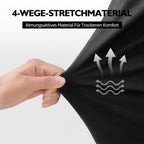 Kids Base Layer - Fleece Lined Athletic football skins, Warm Football Skins Long Sleeve Top and Leggings Compression Set, Reflective Line Thermal Underwear for Biking, Ski & Running