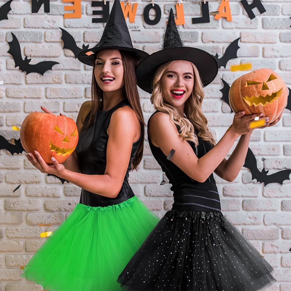 Tutu Skirts for Women, Elastic 3 Layered Tulle Tutus Skirt for Adult Dance Ballet Skirts for Dress-up Parties Dancing