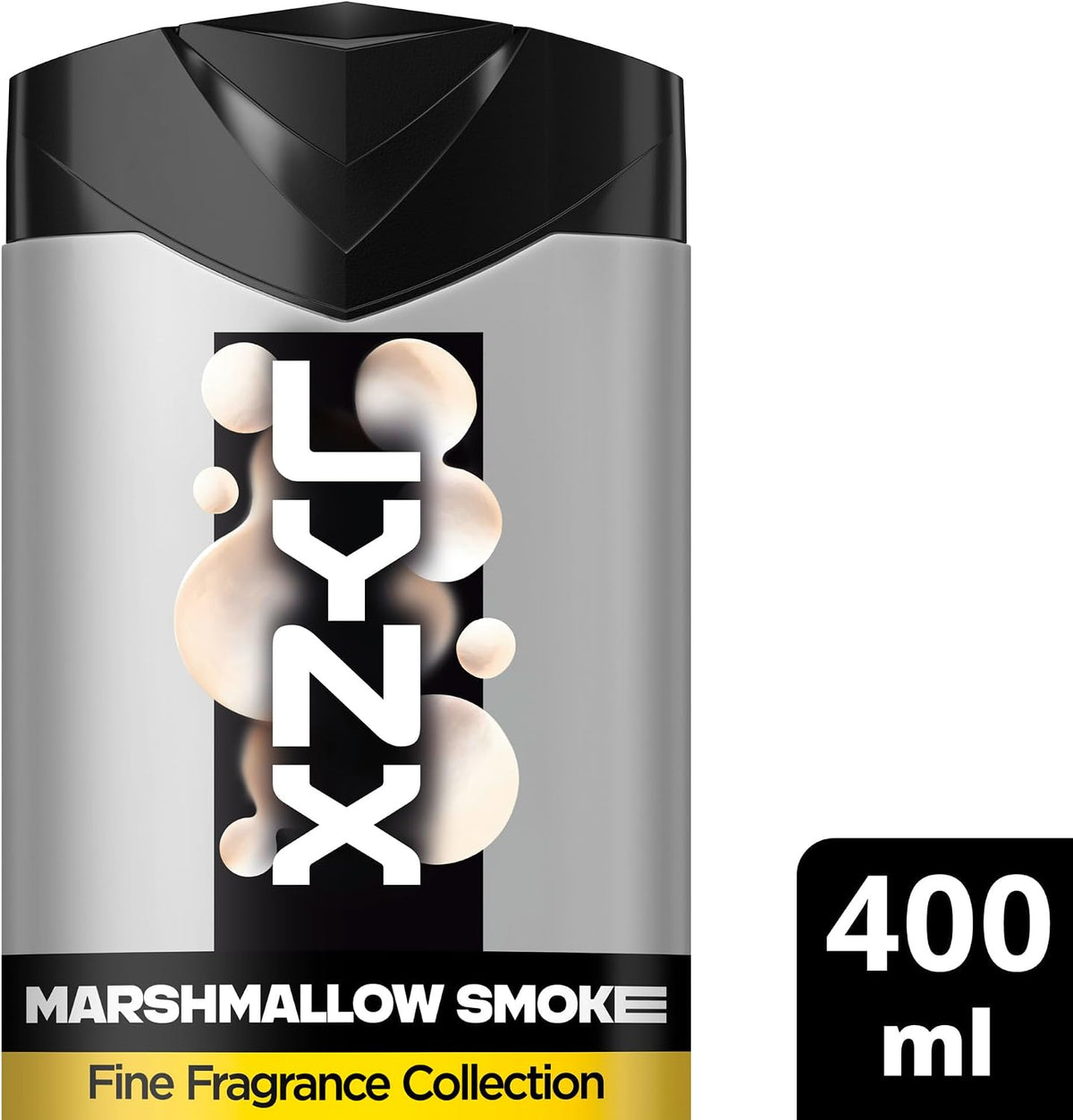 Lynx Fine Fragrance Marshmallow Smoke Premium Body Wash Shower Gel 6x 400ml