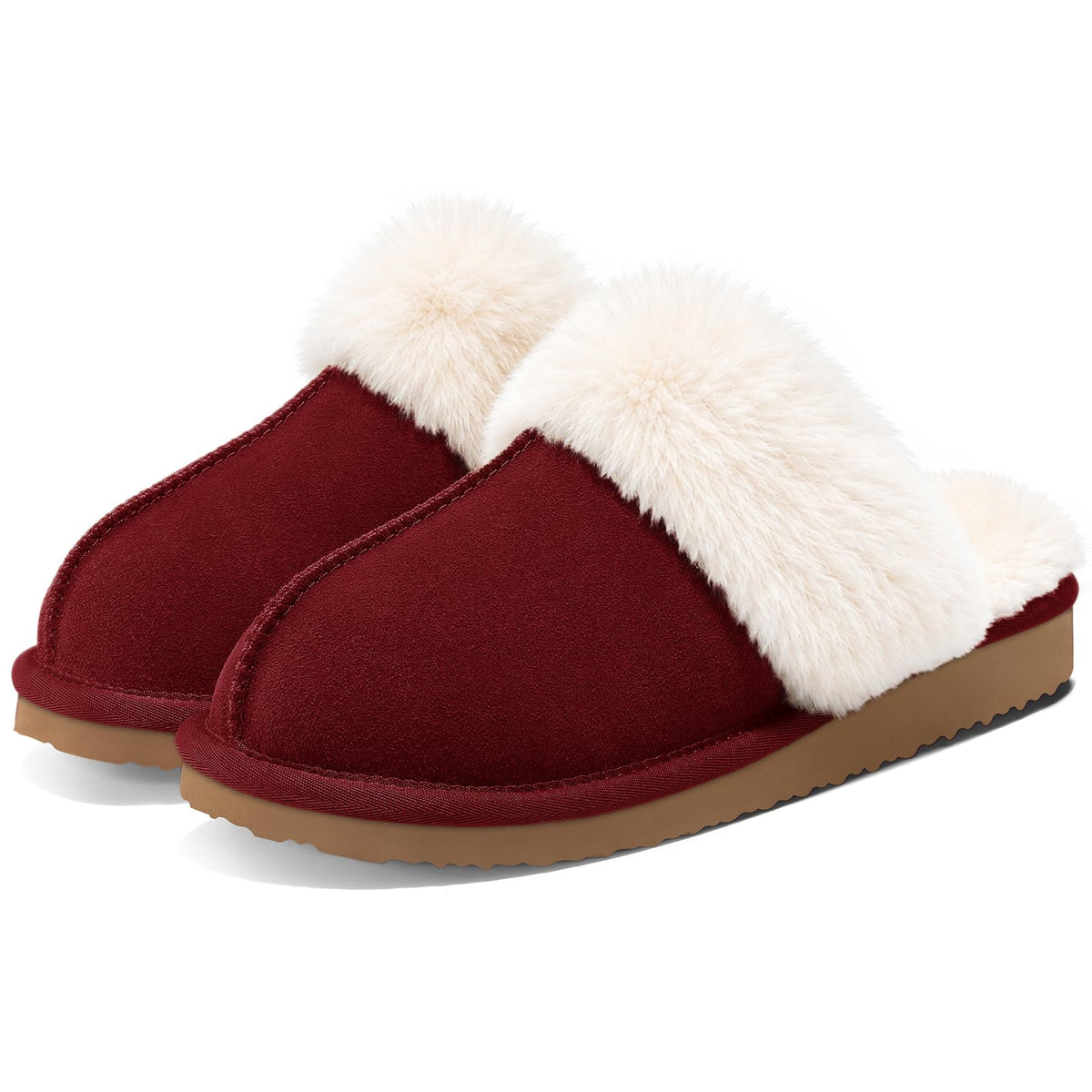Litfun Women's Fluffy Memory Foam Slippers House Shoes Indoor