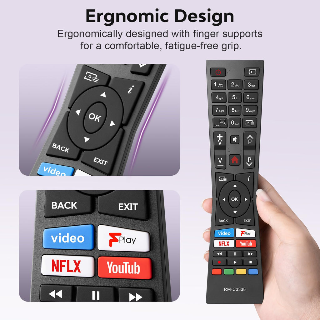 Universal TV Remote for Hisense-Smart-TV-Remote-Control-Replacement