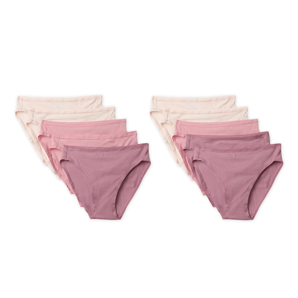 Amazon Essentials Women's Cotton Bikini Brief Underwear (Available in Plus Size)