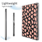 CoBak Clear Case for 6" Kindle 11th Generation 2024 and 2022 - Ultra-Slim Soft TPU Transparent Cover with Hand Strap, Lightweight & Durable Protection, Rose Gold