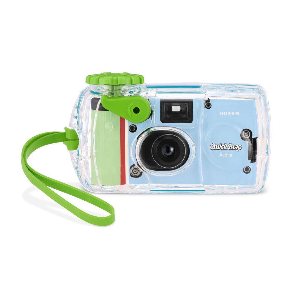 Fujifilm Quicksnap 27 exposure, FUJICOLOR 400 ISO speed film camera, with Built-in flash