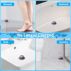 Aluvor Shower Drain Hair Catcher Bathtub Drain Cover Sink Drain Protector