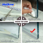 Holikme Weather Stripping Door Seal, Shower Door Seal Strip,1.8" W-33Feet
