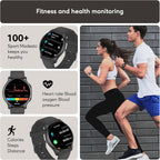 AcclaFit Smart Watch Answer/Make Call,1.38" Smart Watches for Women Men,Fitness Tracker Watch with Heart Rate/Sleep Monitor,120+ Sports,IP68 Waterproof Step Counter Watch Compatible with Android IOS