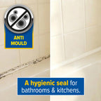 Dryzone Silicone Sealant White Anti Mould (310ml) - Premium Sanitary-Grade