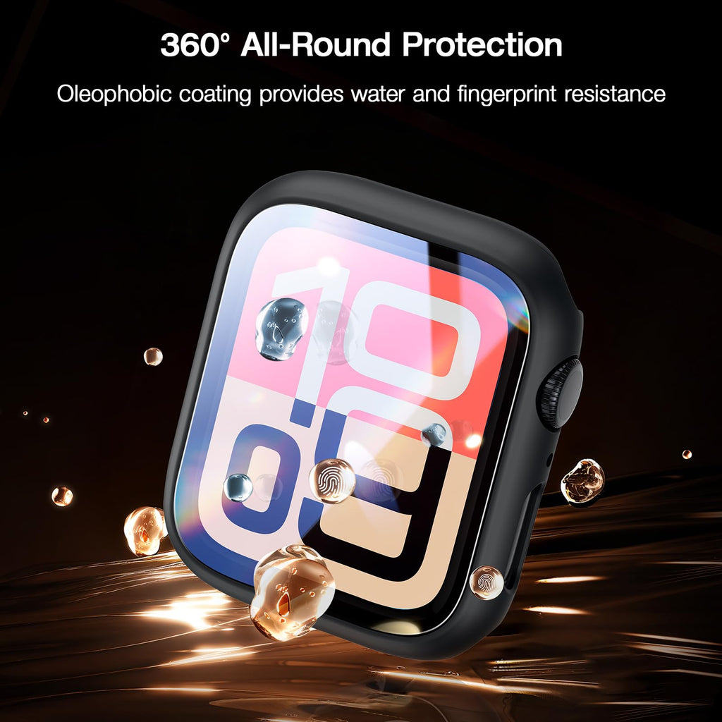 LK 6 Pack Screen Protector for Apple Watch Series 9 8 7 41mm/Series SE 6 5 4 40mm, Screen Protector Compatible for Apple Watch 40/41mm, High Definition, Bubble Free, Clear Flexible TPU Film