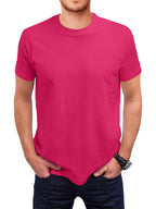 Love My Fashions Mens Plain T Shirt Crew Neck & Short Sleeve Cotton Tops for Men