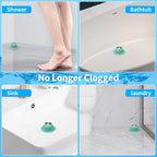 Aluvor Shower Drain Hair Catcher Bathtub Drain Cover Sink Drain Protector