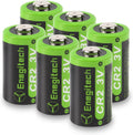 Enegitech CR2 3V Lithium Battery, CR15H270 for Range Finder Golf，CR2 6 Pack