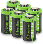 Enegitech CR2 3V Lithium Battery, CR15H270 for Range Finder Golf，CR2 6 Pack