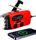 2000mAh Wind Up Solar Radio, Emergency Weather Radio,FM/AM Hand Crank Radio