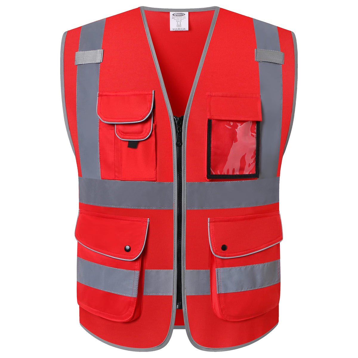 JKSafety Safety Vest for Men Women Reflective Hi Vis JK150 Green 3XL