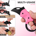 FUNBRO Small Pocket Knife, Cool Box Cutter with 1.34 Inch Sharp Blade