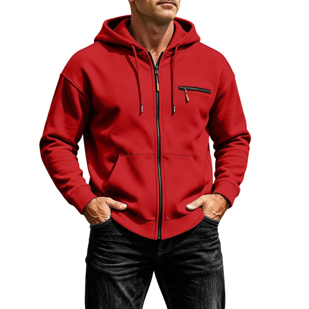 Hoodies for Men Uk Oversized Pullover Hoodie Casual Sweatshirts Slim Fit Jacket with Drawstring Hood and Pocket Streetwear Hoody Top Winter Jumper