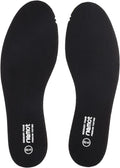 riemot Memory Foam Insoles for Men and Women - Replacement Shoe Inserts Comfort Cushioning for Sports Shoes, Trainers, Sneakers, Work Boots and Walking Shoes, Black with Yellow Base, UK8 / EU42
