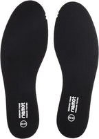 riemot Memory Foam Insoles for Men and Women - Replacement Shoe Inserts Comfort Cushioning for Sports Shoes, Trainers, Sneakers, Work Boots and Walking Shoes, Black with Yellow Base, UK8 / EU42