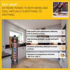 Sika Stixall Extreme Power Sealant And Adhesive, Black, 290ml