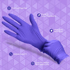PElPU Nitrile Gloves, Disposable cleaning, Powder Free, Latex Free, Non-Sterile Protective Gloves
