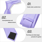 yenlk Men's Classic Necktie, Formal Tie for Weddings, Business and Prom