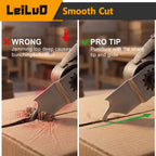 LEILUO 32Pcs Oscillating Tool Blades Wood Metal Multitool Blades Set