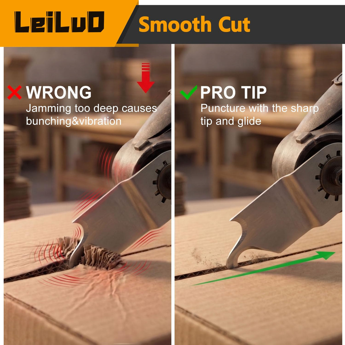 LEILUO 32Pcs Oscillating Tool Blades Wood Metal Multitool Blades Set