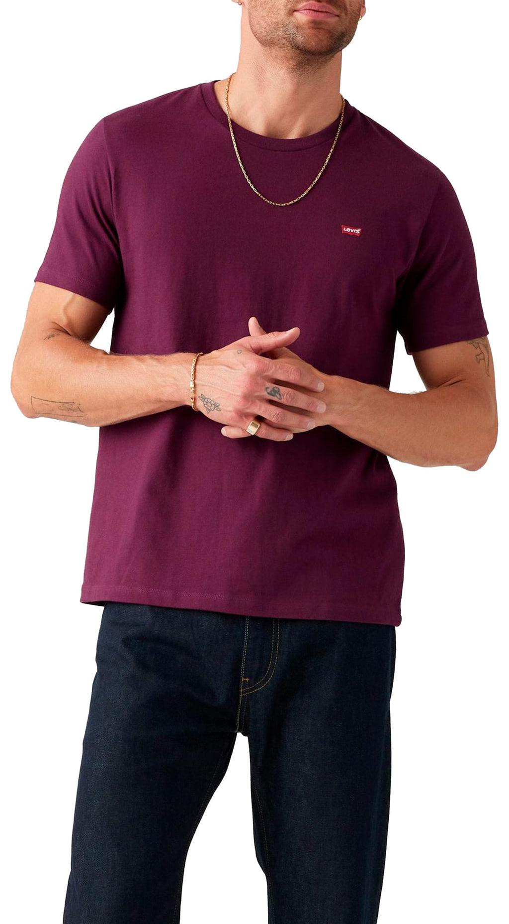 Levi's Men's Ss Original Housemark Tee- Core Chesthit Logo T-Shirt